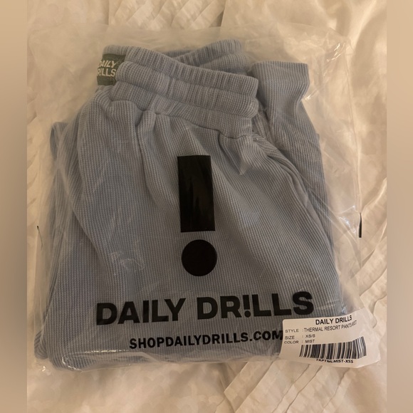 NWT Daily Drills Thermal Resort Pants with Bandana Patch (Surf and Ranch Collab) - Picture 5 of 5